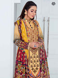 Luxury Digital Printed Embroidered Panel Work With Digital Printed Jacquard Lawn Duppata GZG2103A7