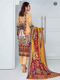 Luxury Digital Printed Embroidered Panel Work With Digital Printed Jacquard Lawn Duppata GZG2103A7