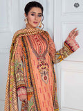 Luxury Digital Printed Embroidered Panel Work With Digital Printed Jacquard Lawn Duppata GZG2103A9