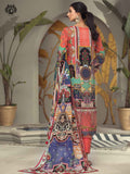 Luxury Digital Printed Embroidered Neck Fancy Lawn Embroidered Border Dupata GZG2101A10