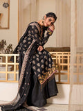 Premium Jacquard Brosha Embroidered Neck With Luxury Bamber Chiffon Embroidered Duppata GJPI2102A11