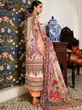 Luxury Digital Printed Banarsi Brosha Embroidered Lawn With Digital Crinkle Chiffon Dupata GZG2102A10